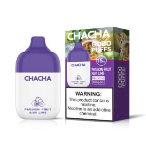 chacha disposable vape 8000 puff passionfruit kiwi lime